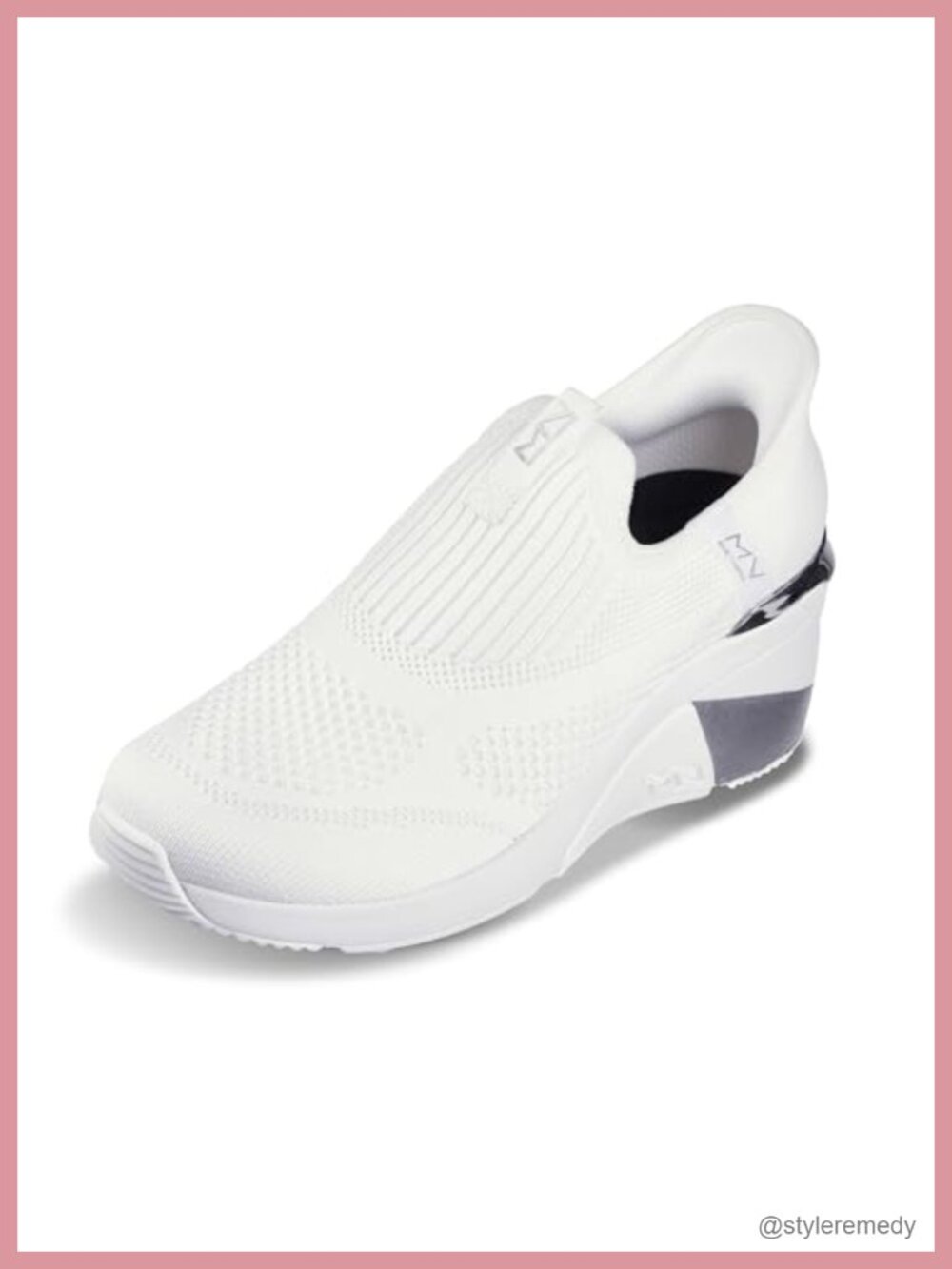 Slip On Wedge Sneakers Memory Foam Cushioned Casual Walking Shoes